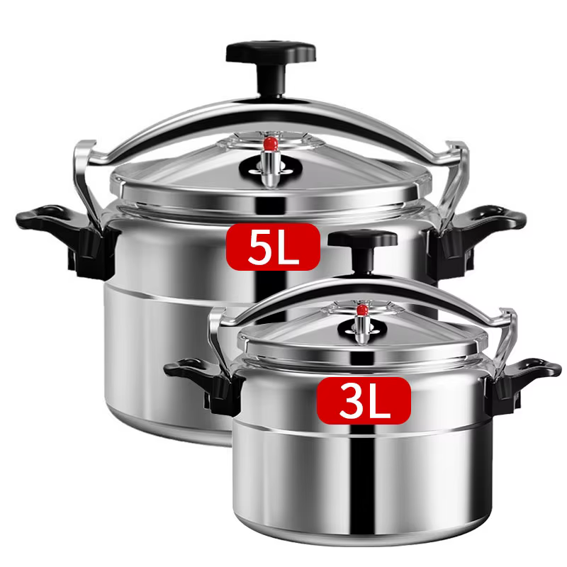 Autocuiseur en aluminium avec verrouillage de sécurité, 3L, 5L, VPN sion Verde, autocuiseurs, cannes uniquement pour le gaz