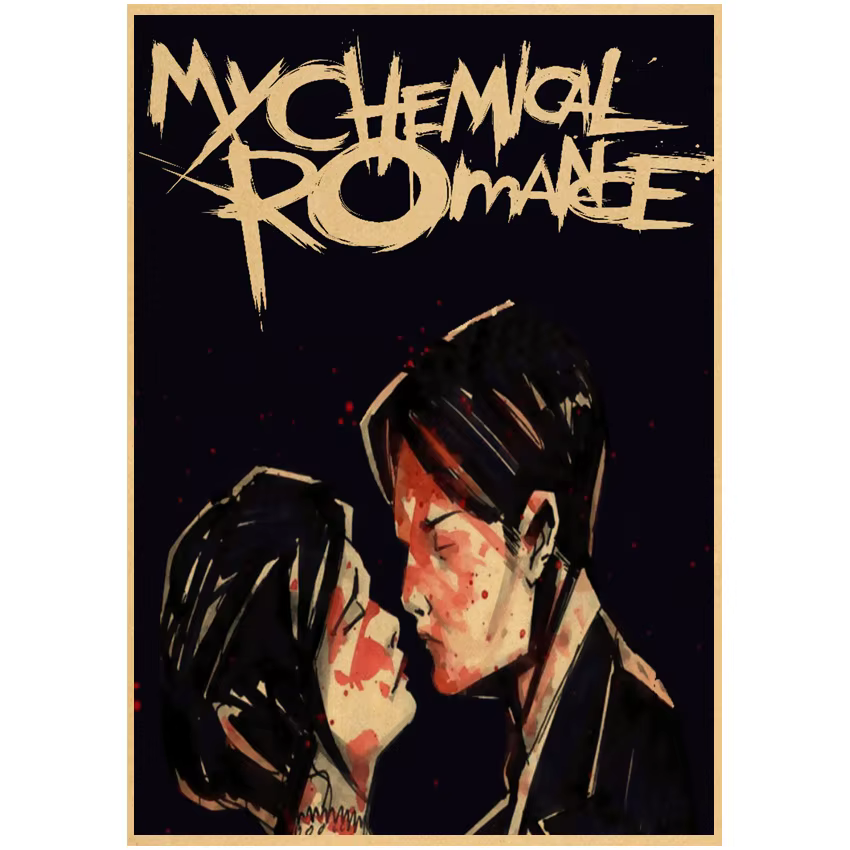 Affiches de Romance avec produits chimiques