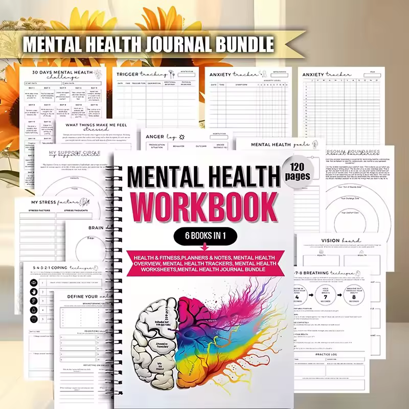 Cahier d'exercices sur la santé mentale : Théorie de l'attachement, Anxiété d'abandon, Dépression, Dépendance, Psychothérapie complexe somatique