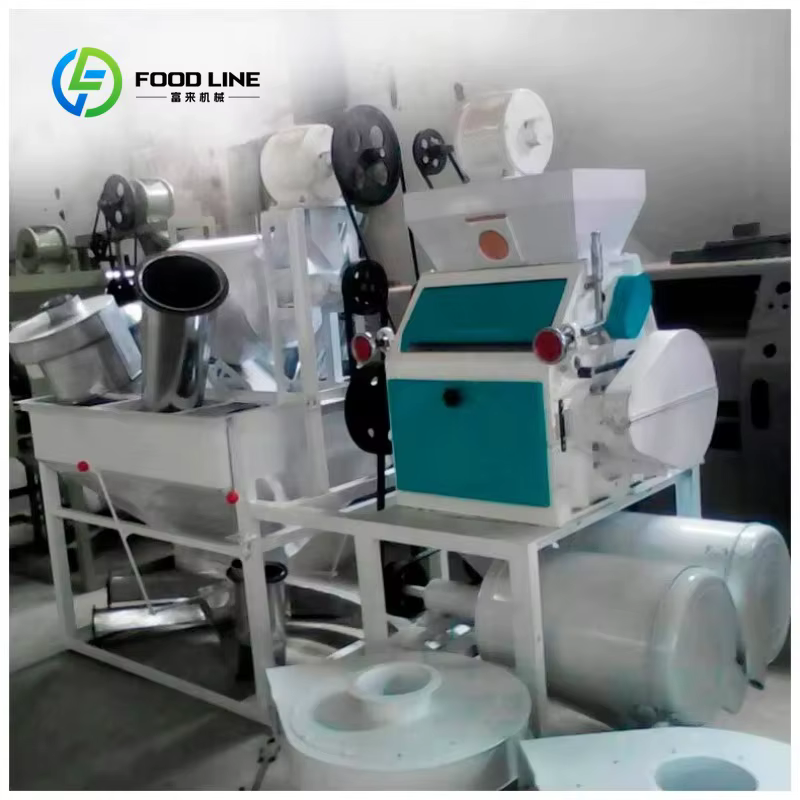 Ligne complète de production de farine de blé par jour, machines de moulage de farine automatiques personnalisées pour le moulinage commercial du grain, fonctionnement stable