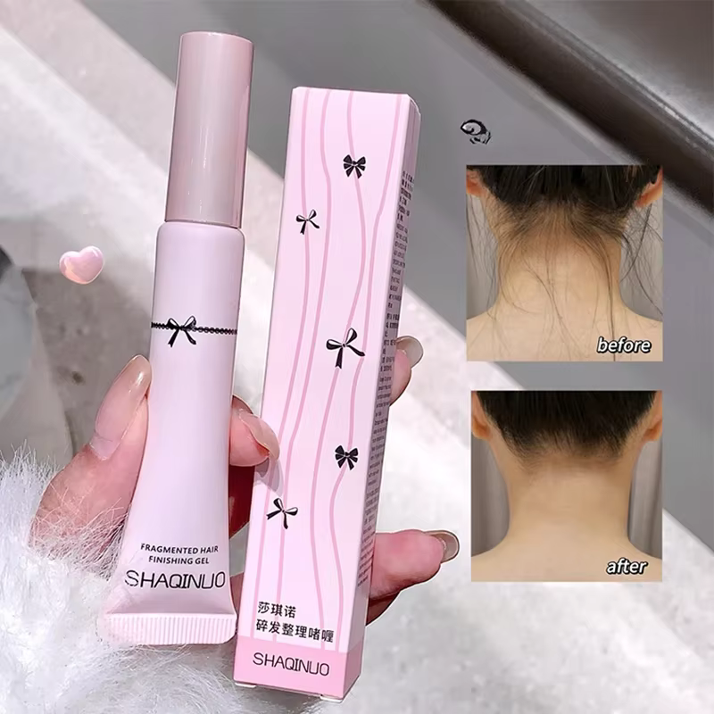 Bâton de cire pour cheveux, Gel coiffant pour lisser les cheveux crépus, Transparent, Non gras, Gel de finition, désordre, fixe, 1 pièce