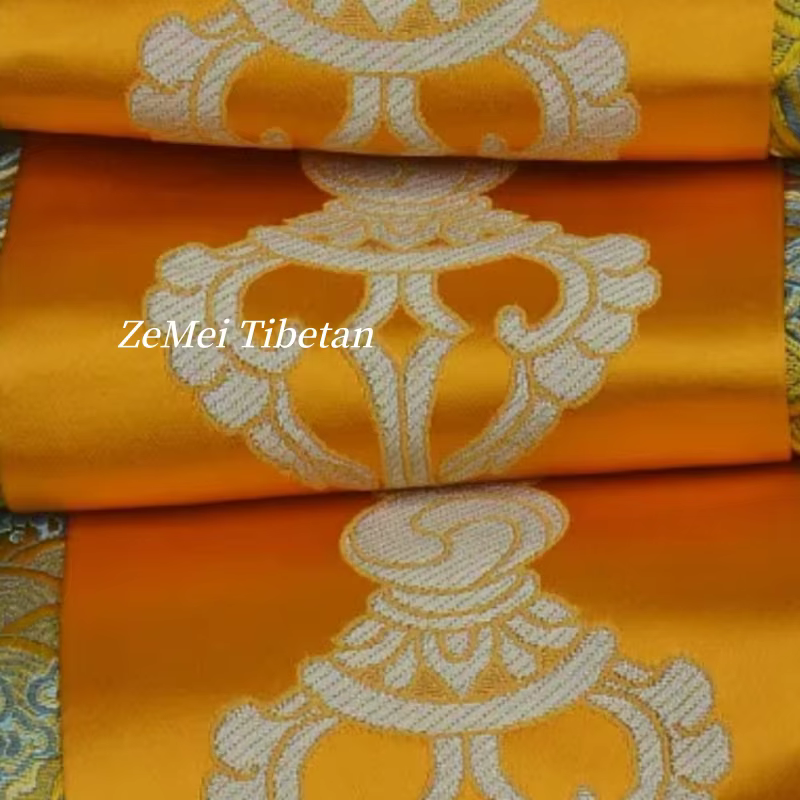 Tapis de décoration d'autel bouddhiste de style tibétain, nappe longue brodée à motif Vajra tissé à la main, article bouddhiste