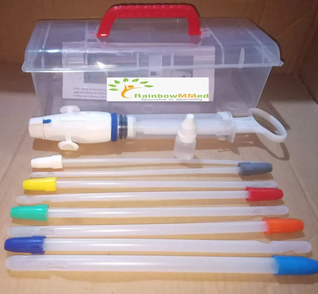 Kit MVA d'aspirateurs autoclavables pour hôpital, double assujetde pincement