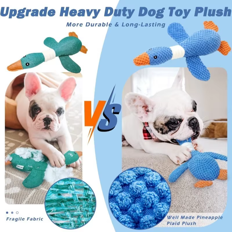 Jouets pour chats et chiens agressifs, jouet à mâcher qui couine, poupée en peluche interactive pour chats et chiens, produits pour animaux de compagnie