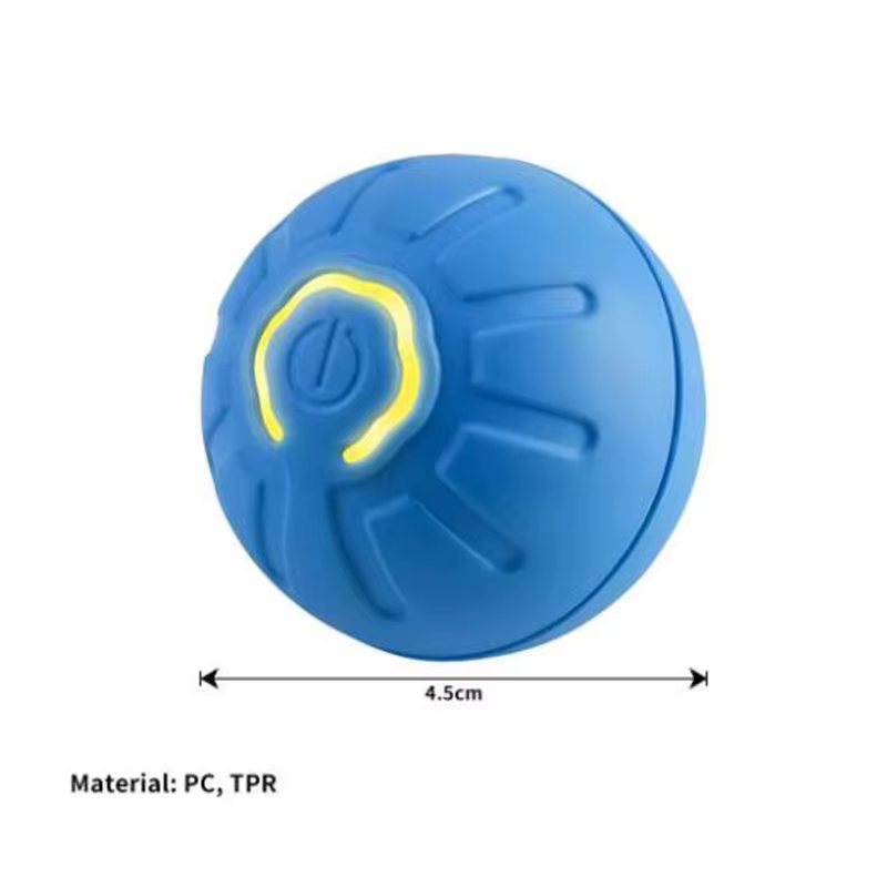 Boule de jouet intelligente pour animaux de compagnie, jouet électronique interactif pour animaux de compagnie, boule mobile USB pour chiot, rebond mobile automatique, cadeau, produits pour chats.