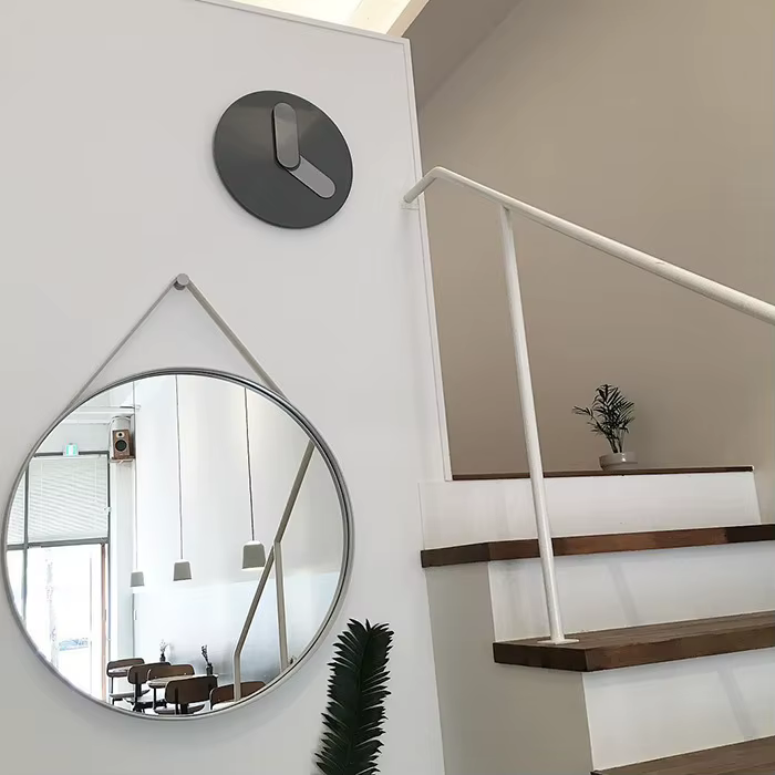 Horloge murale moderne de 12 pouces, pour la maison, dans le salon, fraîche, créative, Unique, Simple, mode, exquise, ronde et muette