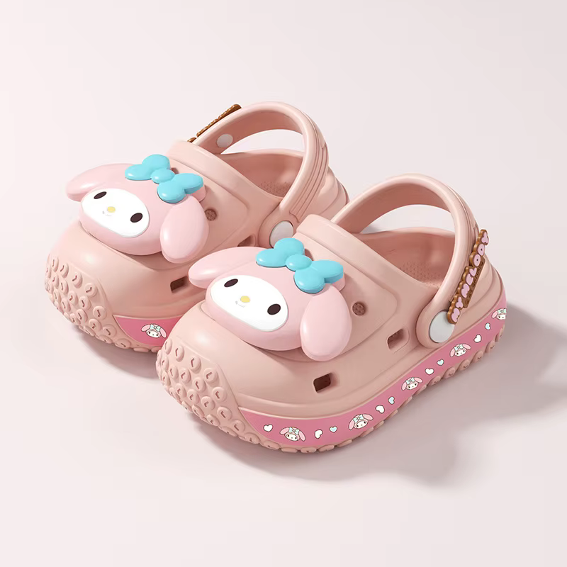 Crocs décontractés et respirants Kuromi, Crocs anti-odeur pour la marche sur la plage et les voyages sur la plage