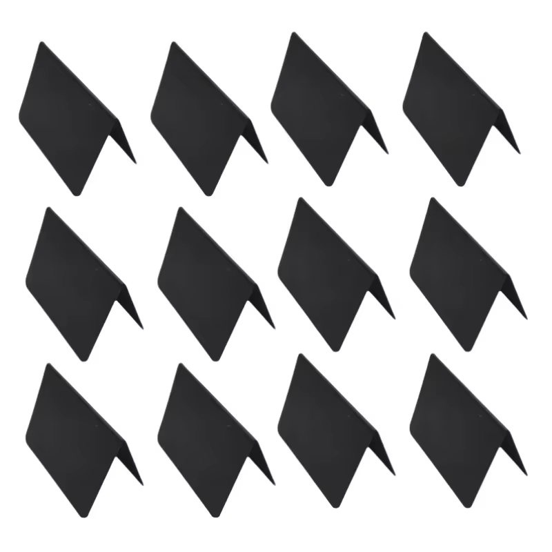 Étiquettes nominatives pour garde-manger, tableau noir attro, signe alimentaire, fête, mariage, craie, petit tableau noir, 12 pièces