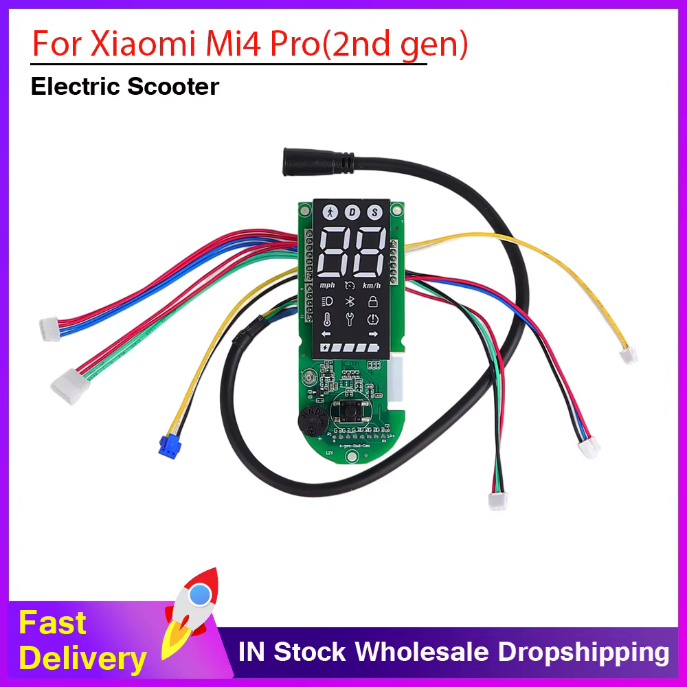 Carte mère de contrôle du tableau de bord avec écran numérique LED pour trottinette électrique Xiaomi 4 Pro 2ème génération - Pièces de tableau de bord