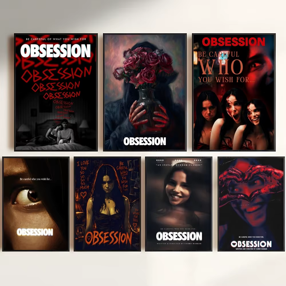 Affiche sur toile de film O-Obsession, peinture et calligraphie, décoration murale HD pour chambre à coucher, salon, décoration intérieure, cadeau