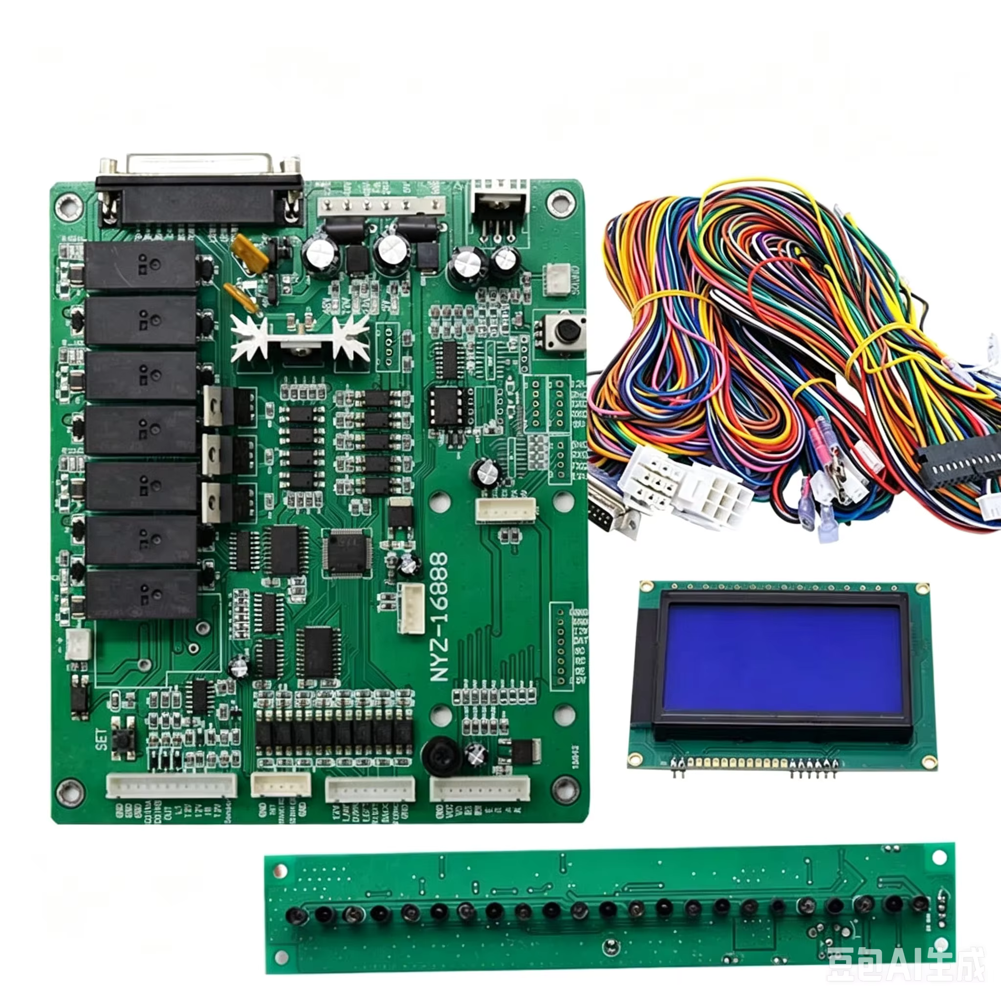 Carte mère PCB NYZ 16888 pour machine à griffes de 71 cm, ensemble complet de carte de contrôle, jeu d'arcade à monnayeur, pièces de bricolage