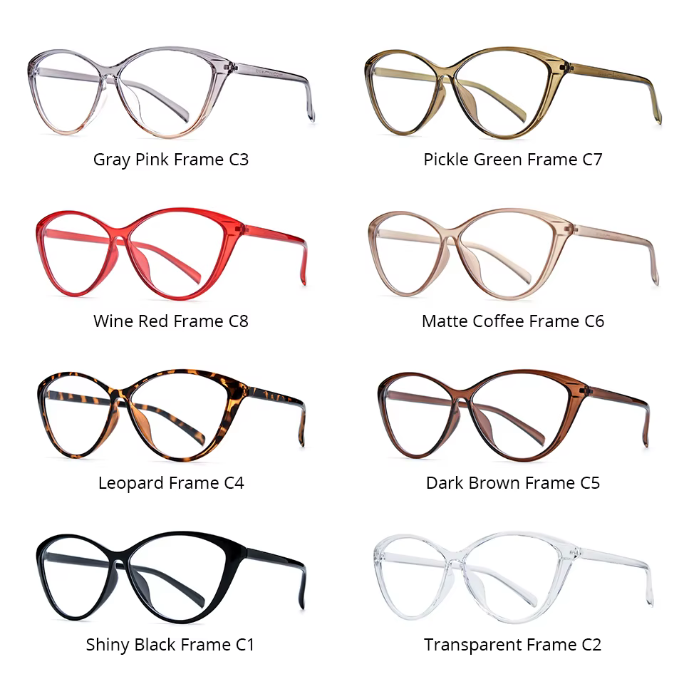 NIANZHEN lunettes de Prescription progressives hommes photochromique myopie lentille optique lunettes femmes oeil de chat lunettes TR90 cadre 7212