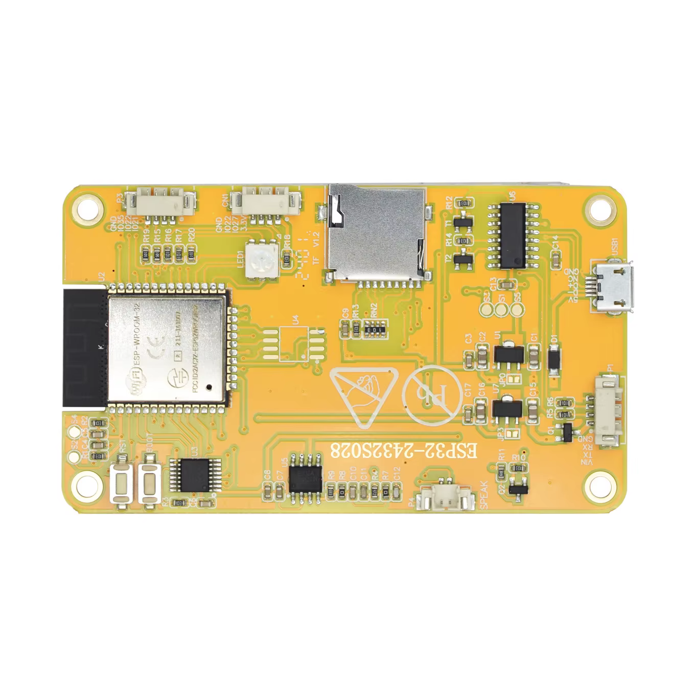 Carte de développement Wi-Fi et Bluetooth Ardu37LVGL, écran intelligent, technologie LCD TFT avec WROOM tactile, ESP32, 2.8 pouces, 240x320, 2.8 pouces