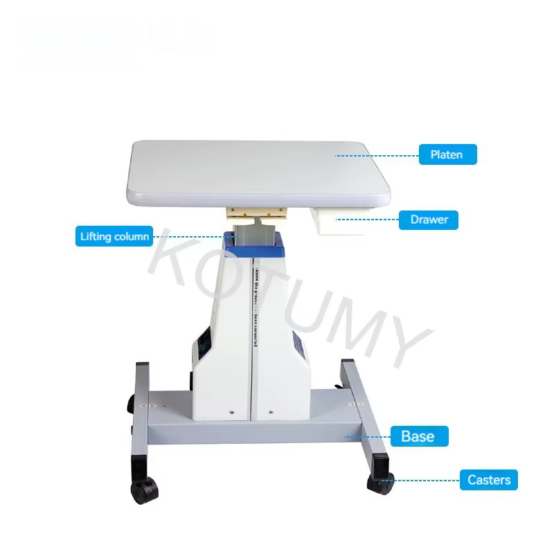 Table d'opération ophtalmique de levage d'optométrie électrique Table de levage automatique Table motorisée électrique d'optométrie de clinique optique