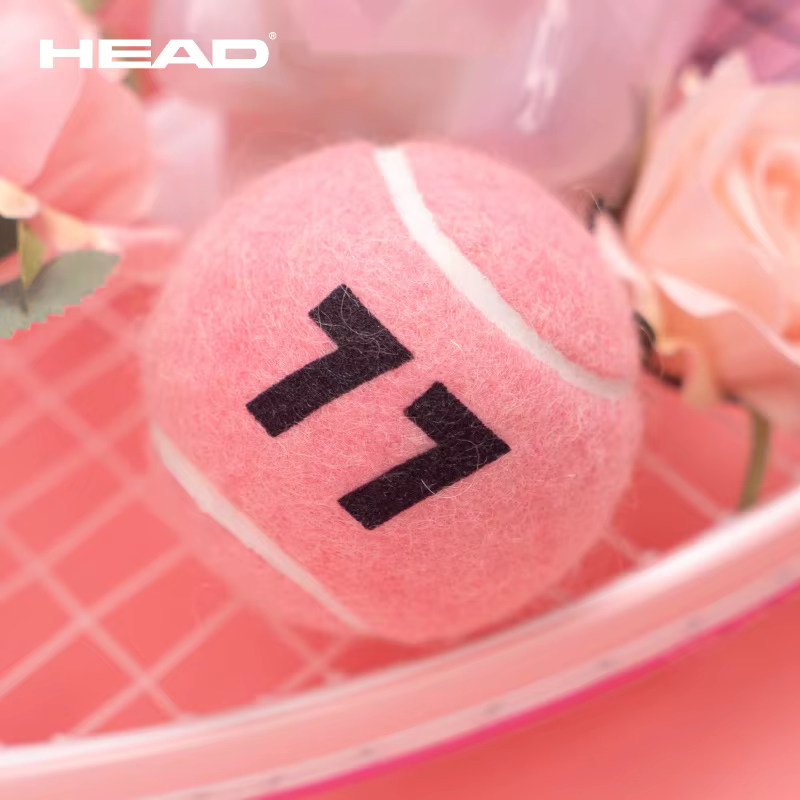 HEAD 2025 Nouvelle balle de tennis chinoise en édition limitée pour la Saint-Valentin, haute élasticité, entraînement des matchs, balle de tennis pressurisée durable