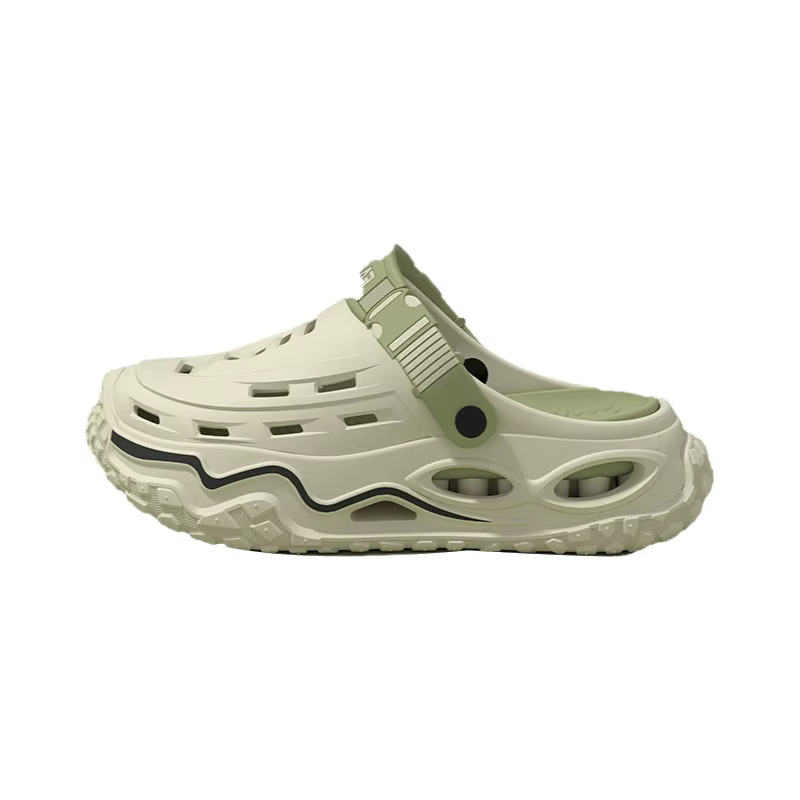 Sandales d'été pour hommes à semelle épaisse, respirantes, pour la conduite en intérieur, style décontracté sportif, à bout couvert, légères