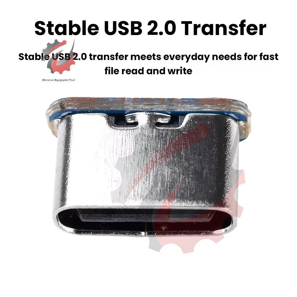 Adaptateur Micro USB vers Type C, carte de conversion DIY pour le chargement et le transfert de données, transmission rapide USB 2.0, Installation facile