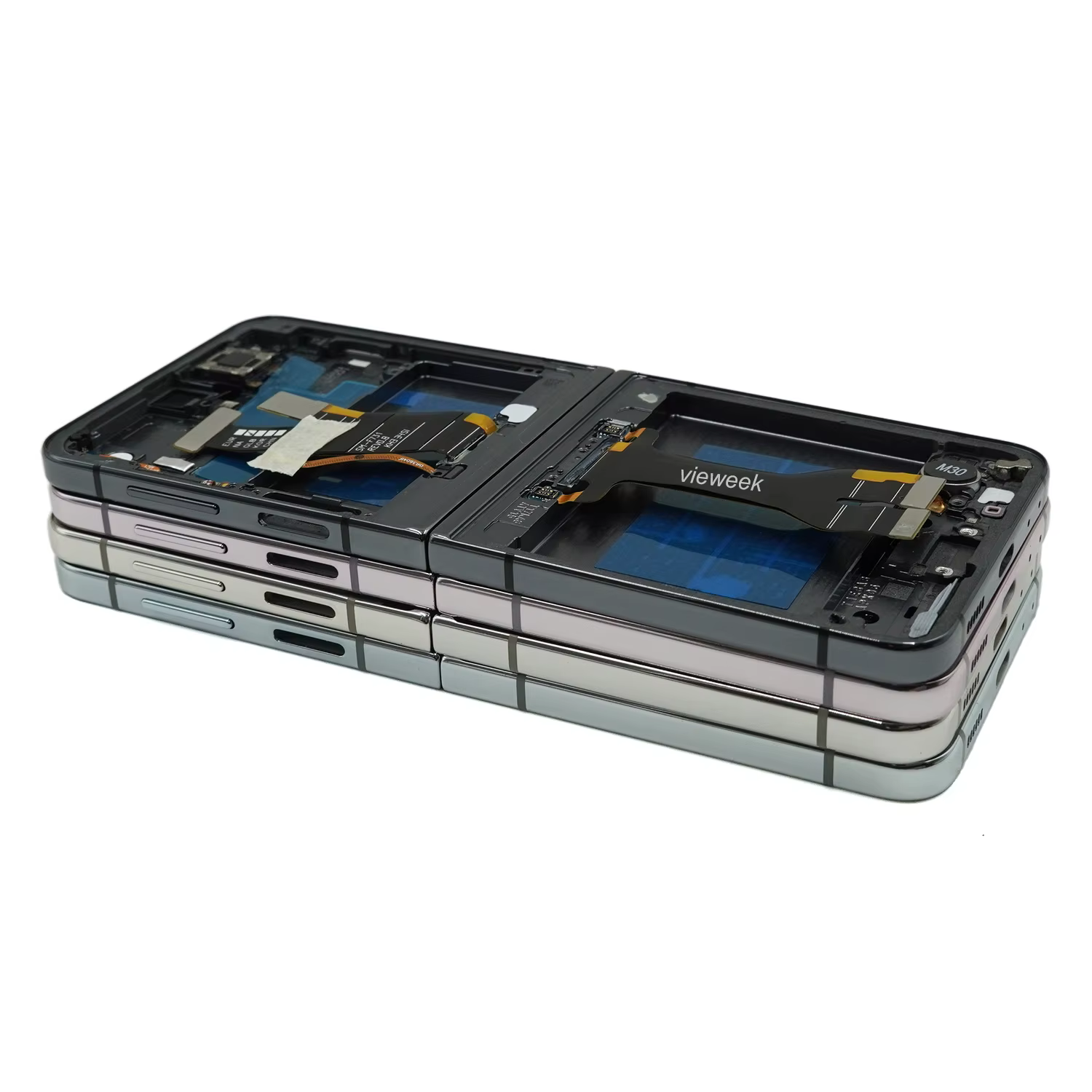 Écran d'affichage TFT Z Flip5 avec assemblage de cadre pour Samsung Galaxy Z Flip 5 F731B F731B/DS, pièce d'écran tactile numérique