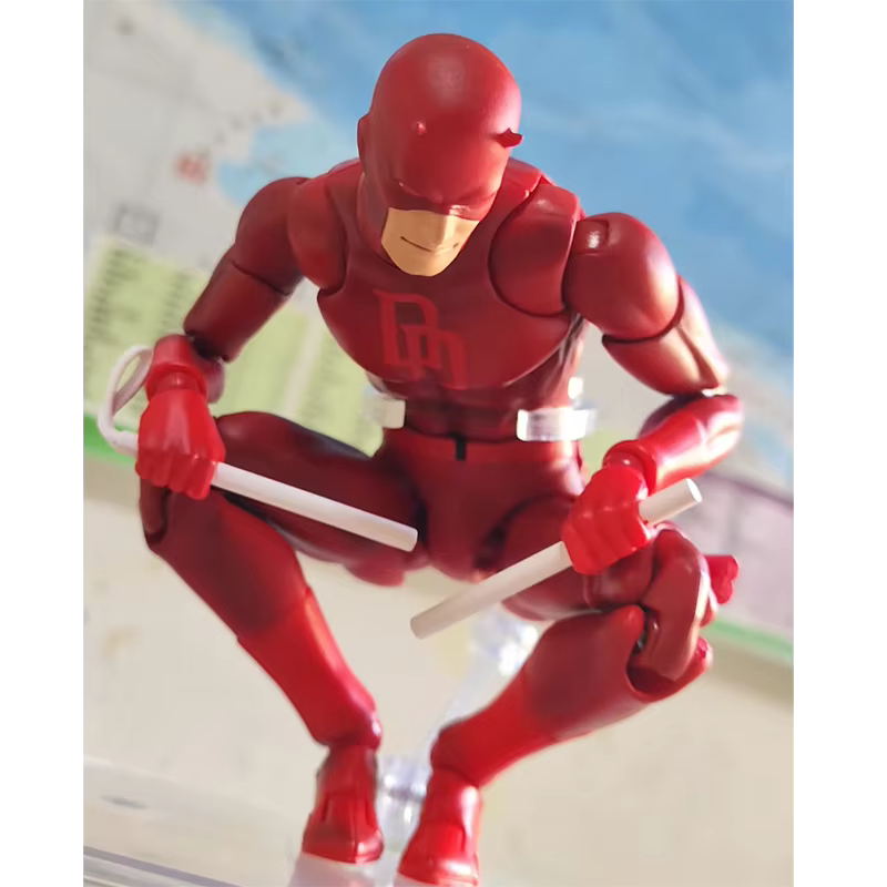 Figurine d'action CT Mafex 223 Daredevil, version de bande dessinée de 6 pouces, modèle articulé, super héros Marvel, objet de collection pour collectionneurs adultes