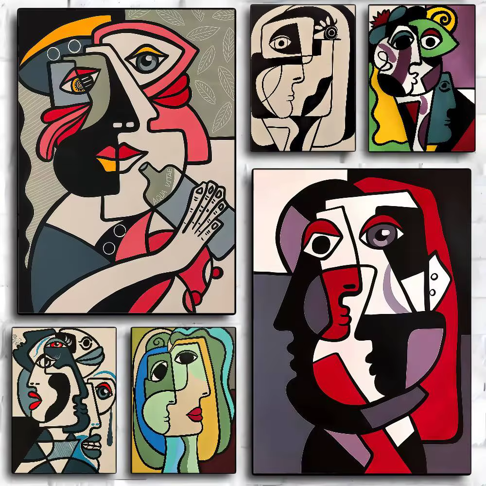 Affiches de film classique d'art Picasso abstrait, affiche de qualité HD, peinture artistique murale, étude, décoration nordique pour la maison