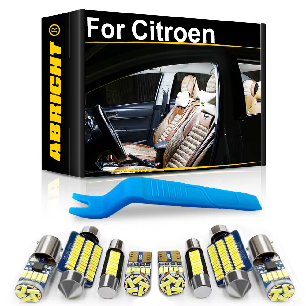Lumière intérieure LED Canbus pour citroën C4 Picasso Grand Picasso C1 C2 C3 C5 Aircross Cactus C6 C8, accessoires automobiles, pièces