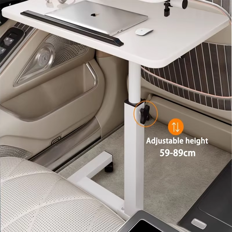 Petite Table montée sur voiture avec Table à manger pliable, Table multifonctionnelle avant et arrière pour siège passager, bureau de voiture