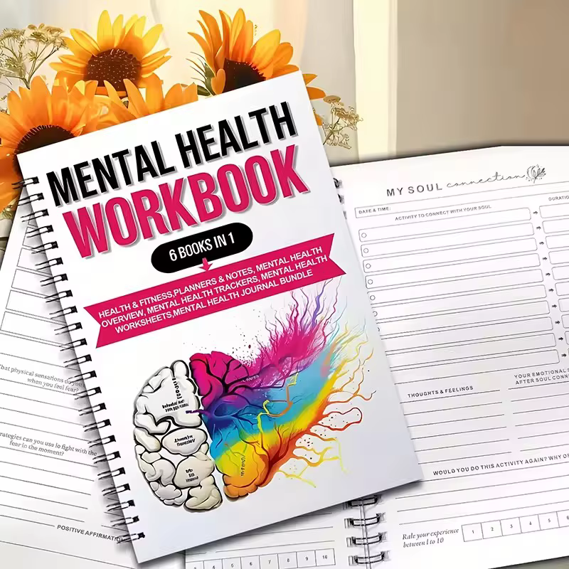 Cahier d'exercices sur la santé mentale : Théorie de l'attachement, Anxiété d'abandon, Dépression, Dépendance, Psychothérapie complexe somatique