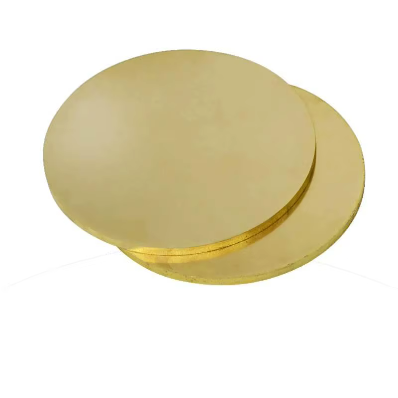 Plaque en laiton disque Dia 50/60/80/100mm épaisseur 0.5/1/2/3mm plaque de disque circulaire ronde en laiton joint en laiton plaque ronde panneau métal bricolage