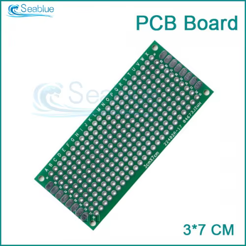 Circuit imprimé universel Double face PCB, 3x7CM, panneau plaqué étain, plaque de prototypage pour Arduino, 5 pièces