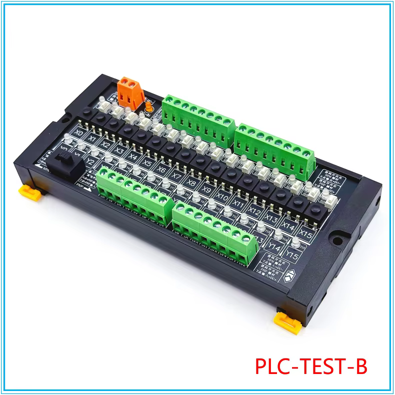Carte de test PLC, module de débogage d'entrée et de sortie à 16 canaux