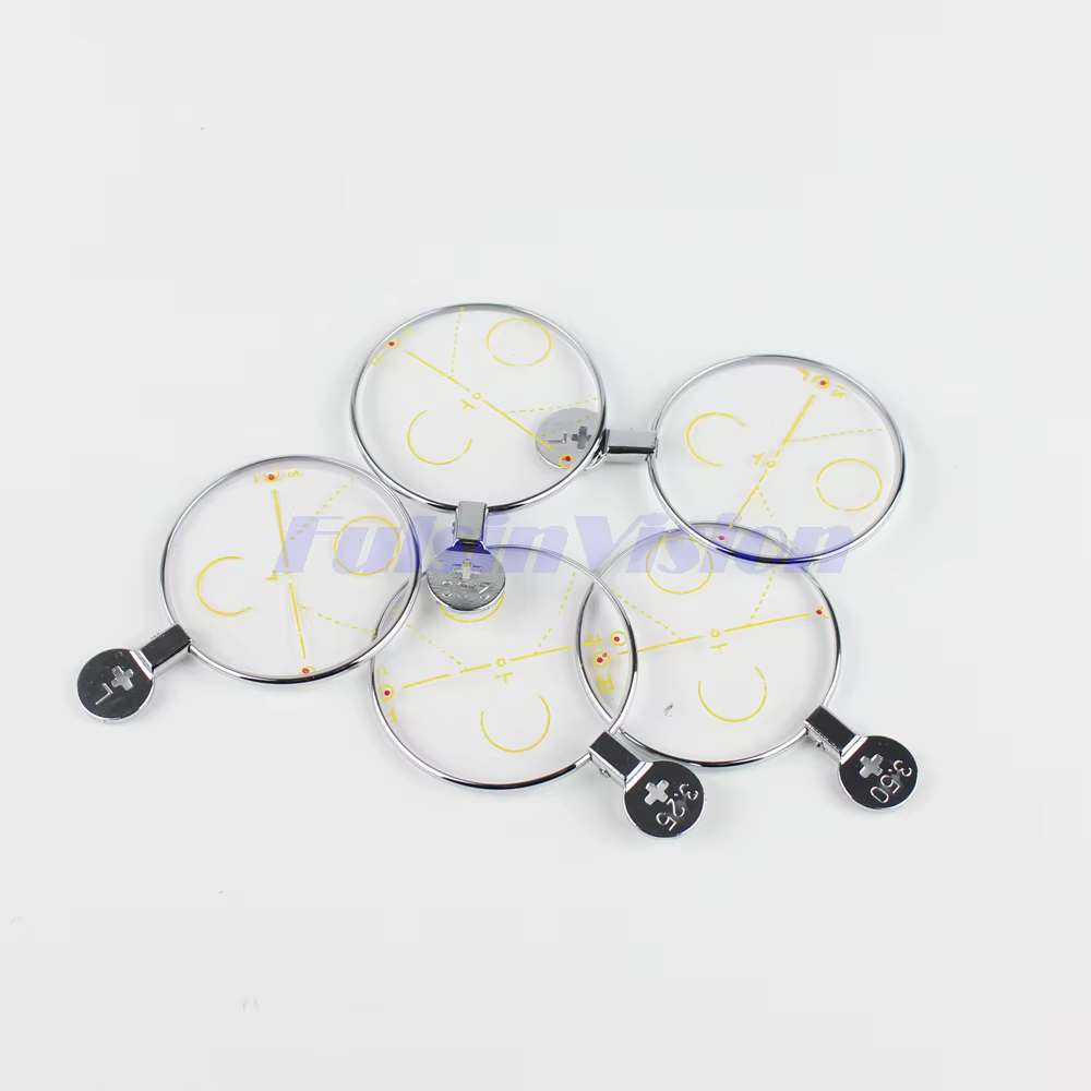 Ensemble de lentilles d'essai progressif ODancing Mic, étui optique, 22 pièces