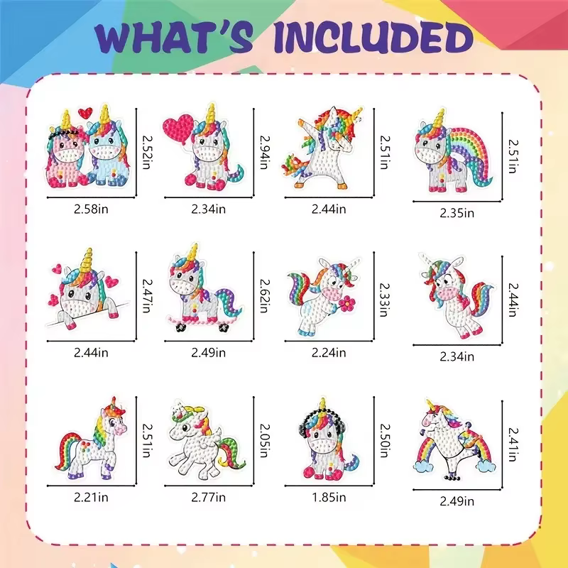 Autocollant de peinture diamant 5D pour enfants, artisanat d'art fait à la main, thème Animal de dessin animé mignon, cadeau pour enfants de 6 à 12 ans