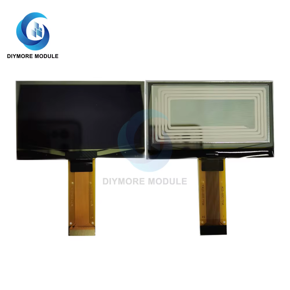 Écran LCD monochrome OLED, 2.42 pouces, résolution SSD1309, 23 broches, éventuelles I, matrice de points, 1.54x64, jaune, bleu, vert, blanc, 128
