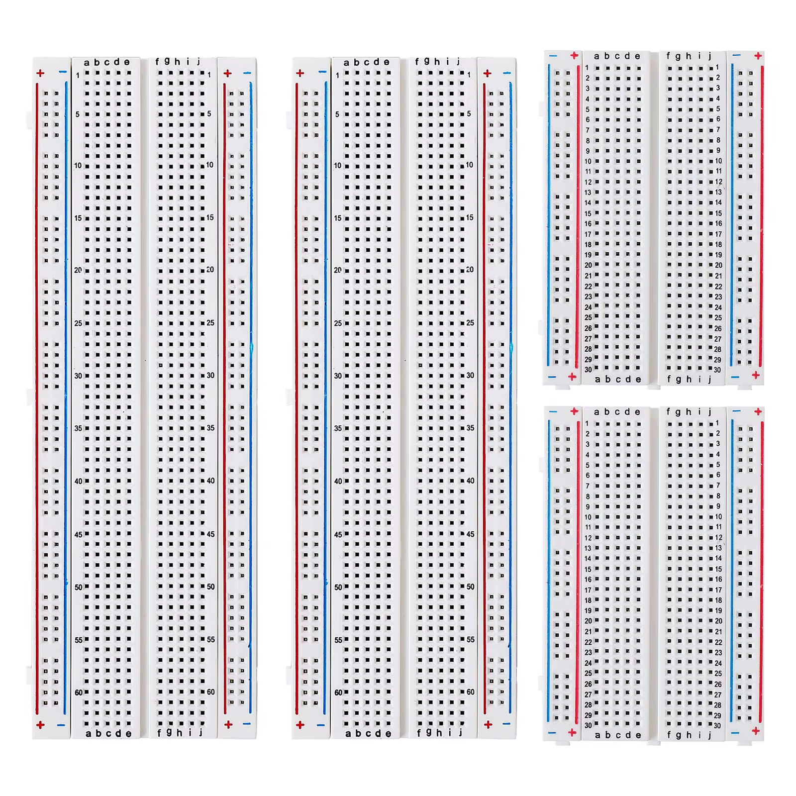 Platines de prototypage sans soudure pour la distribution de proto shield, blocs de connexion, 830 points, 400 points, 1 pièce