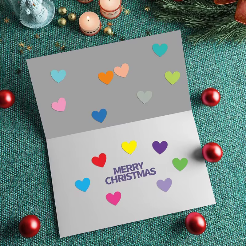 10 feuilles de petits autocollants, 2250 autocollants en forme de cœur, 15 couleurs, autocollants en forme de cœur pour les cadeaux de fête, l'artisanat, le scrapbooking, ensemble d'autocollants
