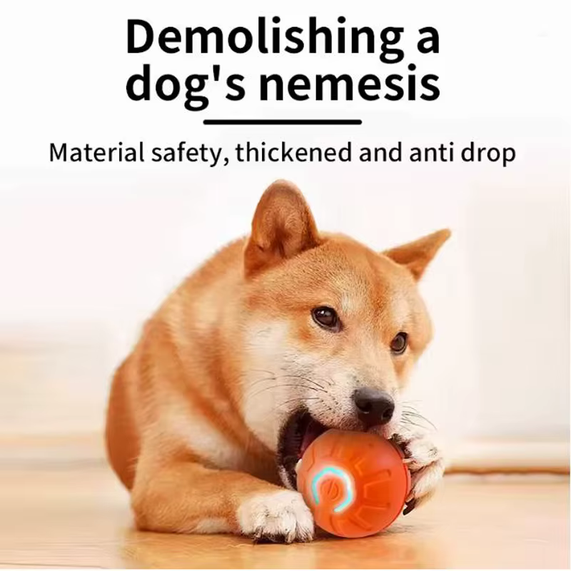 Boule de jouet intelligente pour animaux de compagnie, jouet électronique interactif pour animaux de compagnie, boule mobile USB pour chiot, rebond mobile automatique, cadeau, produits pour chats.
