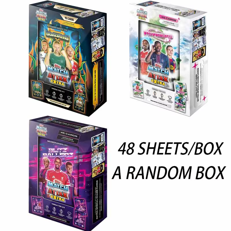 Saison 2025-26 Topps UCC Compétitions Européennes Match Attax Boîte de cartes de collection de football – Excellent Rapport Qualité-Prix