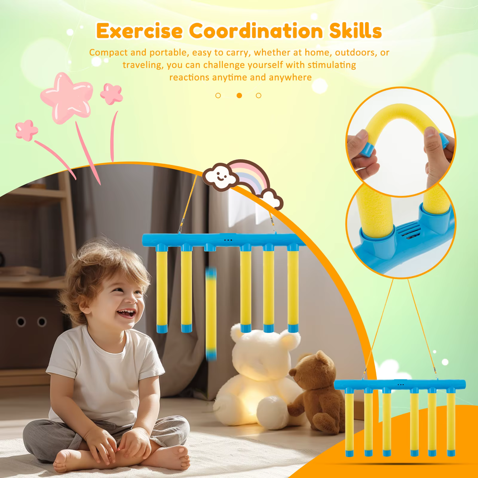 Jeu de bâtons de capture, jeu de défi, Coordination œil-main, jouet d'entraînement, jeu de fête, jouets interactifs, cadeaux de noël