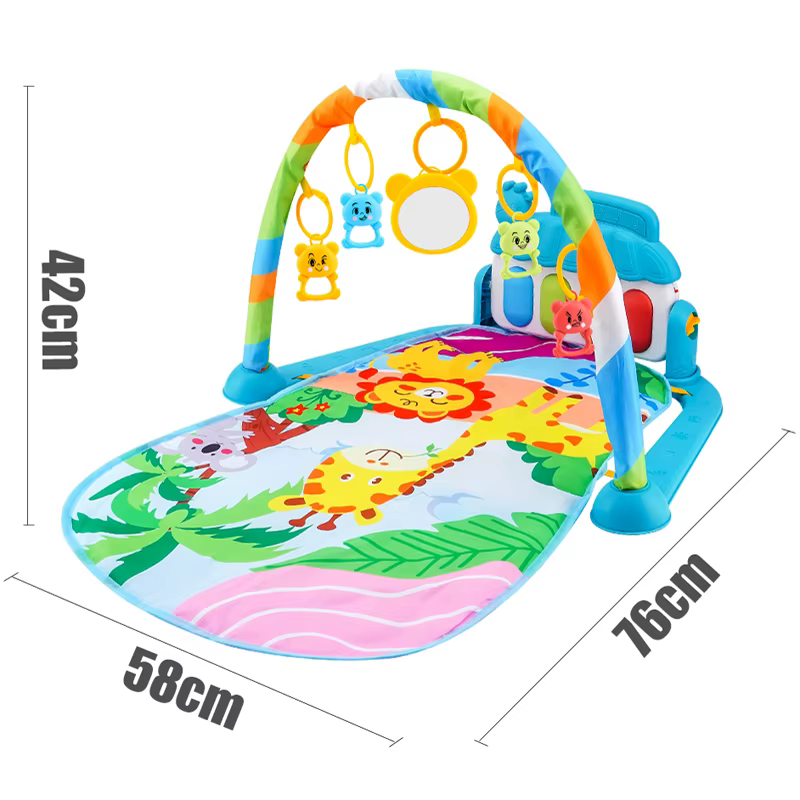 Support de Fitness pour bébé, jeu de musique, jouets d'activité de gymnastique, couverture rampante pour Piano pour nouveau-né, tapis de jeu à pédales, éducation précoce, cadeaux de 0 à 36 mois