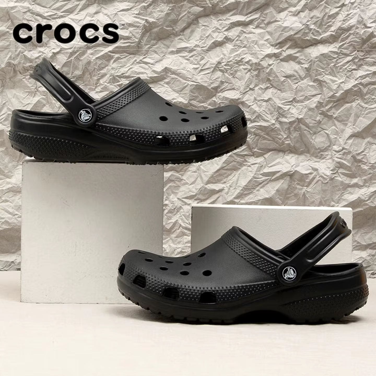 Crocs(Crocs) Chaussures pour hommes et femmes, pantoufles, sandales décontractées d'extérieur, sabots classiques