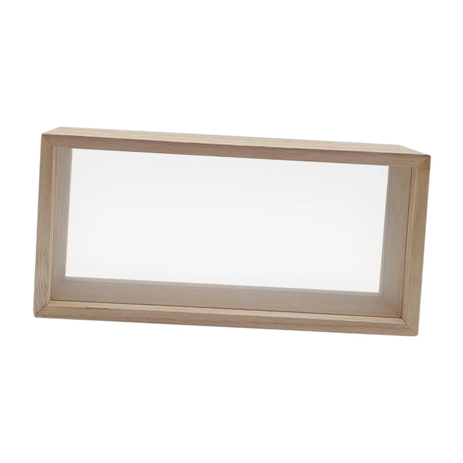 Boîte d'ombre en bois pour photos de prix, cadre photo pour fleurs séchées, présentoir de fleurs séchées en profondeur, art Keepplex Ticket