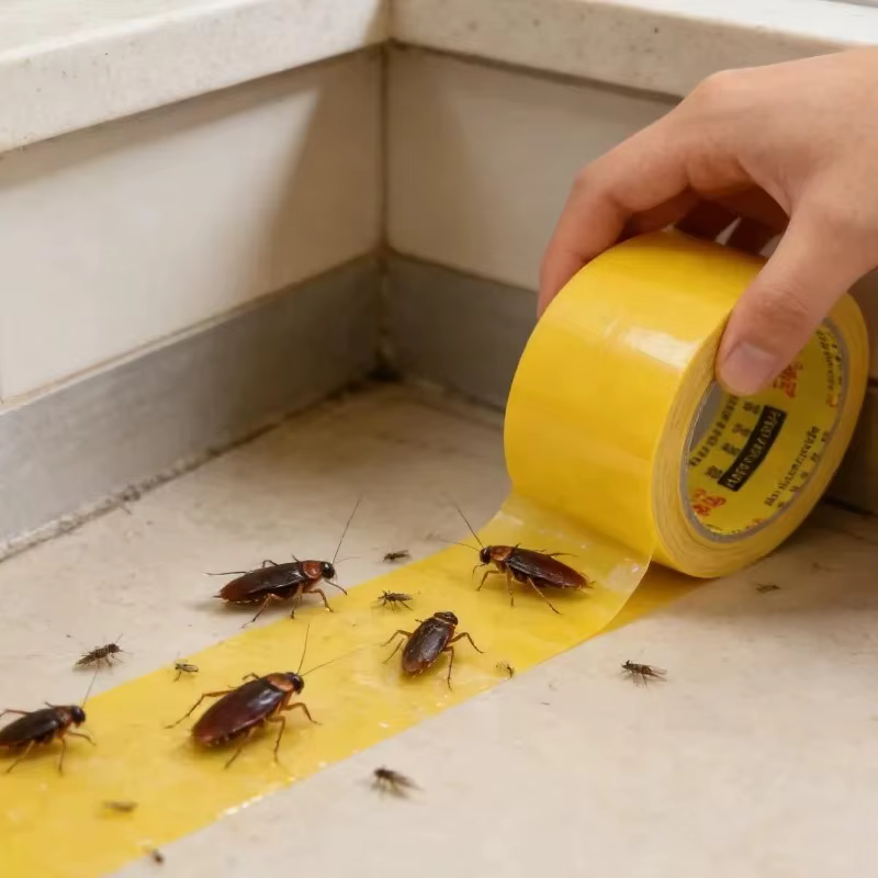 Ruban adhésif jaune pour la capture des insectes, 10 m, double face, pièges adhésifs, contrôle des parasites des arbres fruitiers, pelouse, autocollants, fournitures de jardin