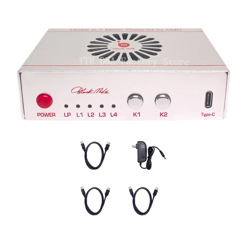 FUSER MINI DMA Processeur d'affichage HDMI Boîtier de superposition vidéo Fuser Prise en charge des composants vidéo BLACK MILK 1K144 2K240