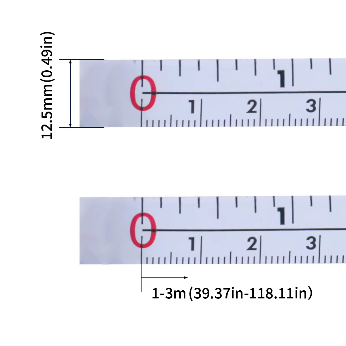 Inch & MeaccelerSelf Adhesive Tape 1-3M Measure Steel Mitre Scale, Mitre Track Ruler for Router Table Saw, T-track Calcular Working