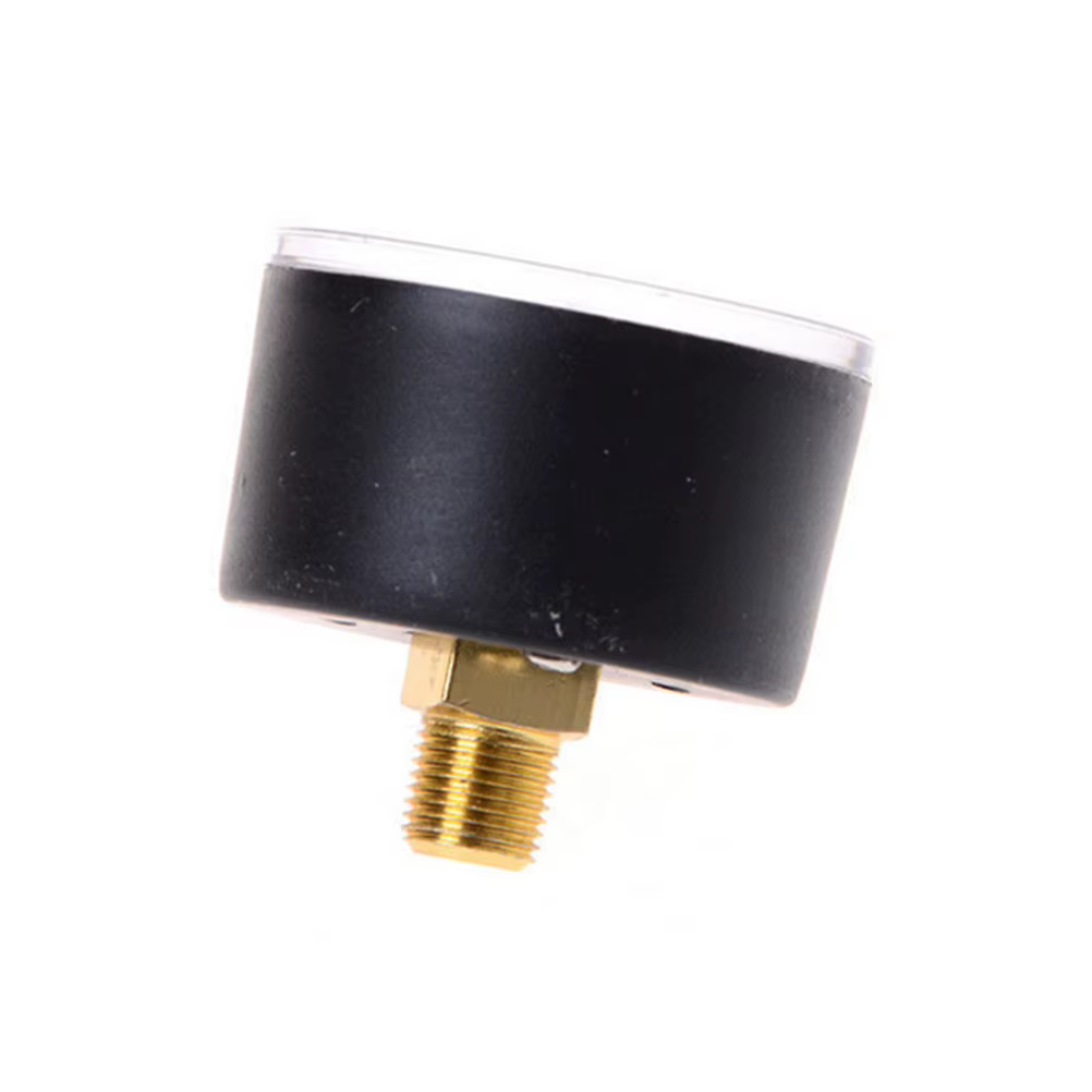 Manomètre pour Compresseur d'Air Pneumatique et Hydraulique, 42x40mm, 0-12Bar/0-180PSI, 1 Pièce