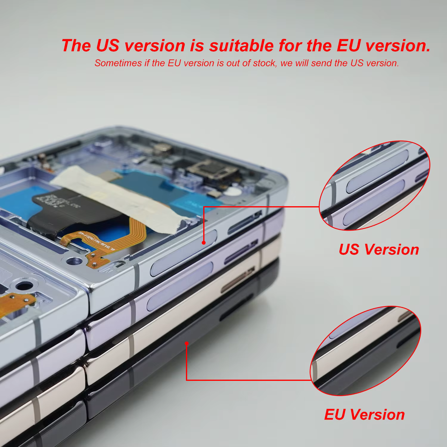 Écran d'affichage TFT Z Flip5 avec assemblage de cadre pour Samsung Galaxy Z Flip 5 F731B F731B/DS, pièce d'écran tactile numérique