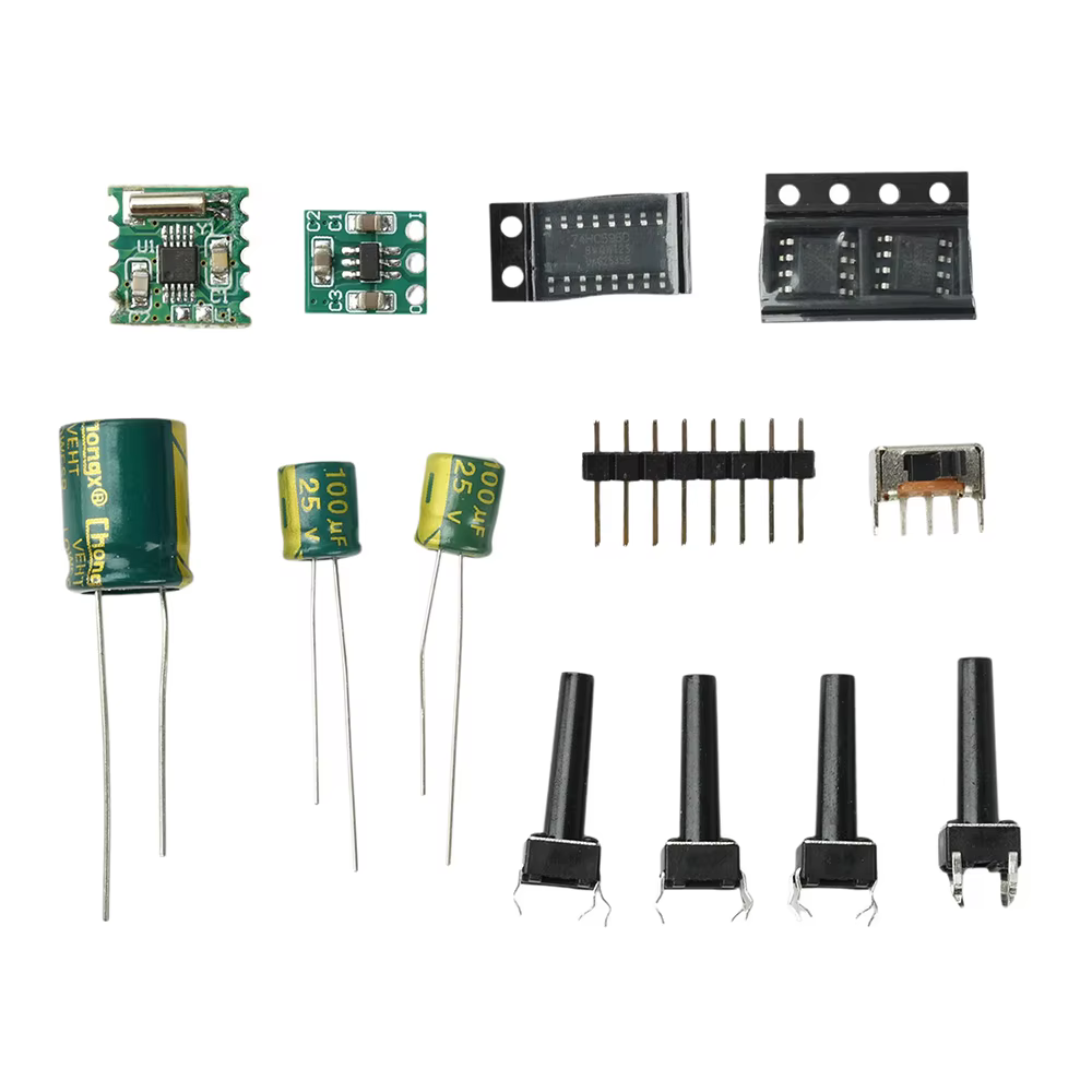 Kit radio FM numérique double canal avec affichage numérique et interface Type-C, plage de fréquences 87,5 MHz-108 MHz