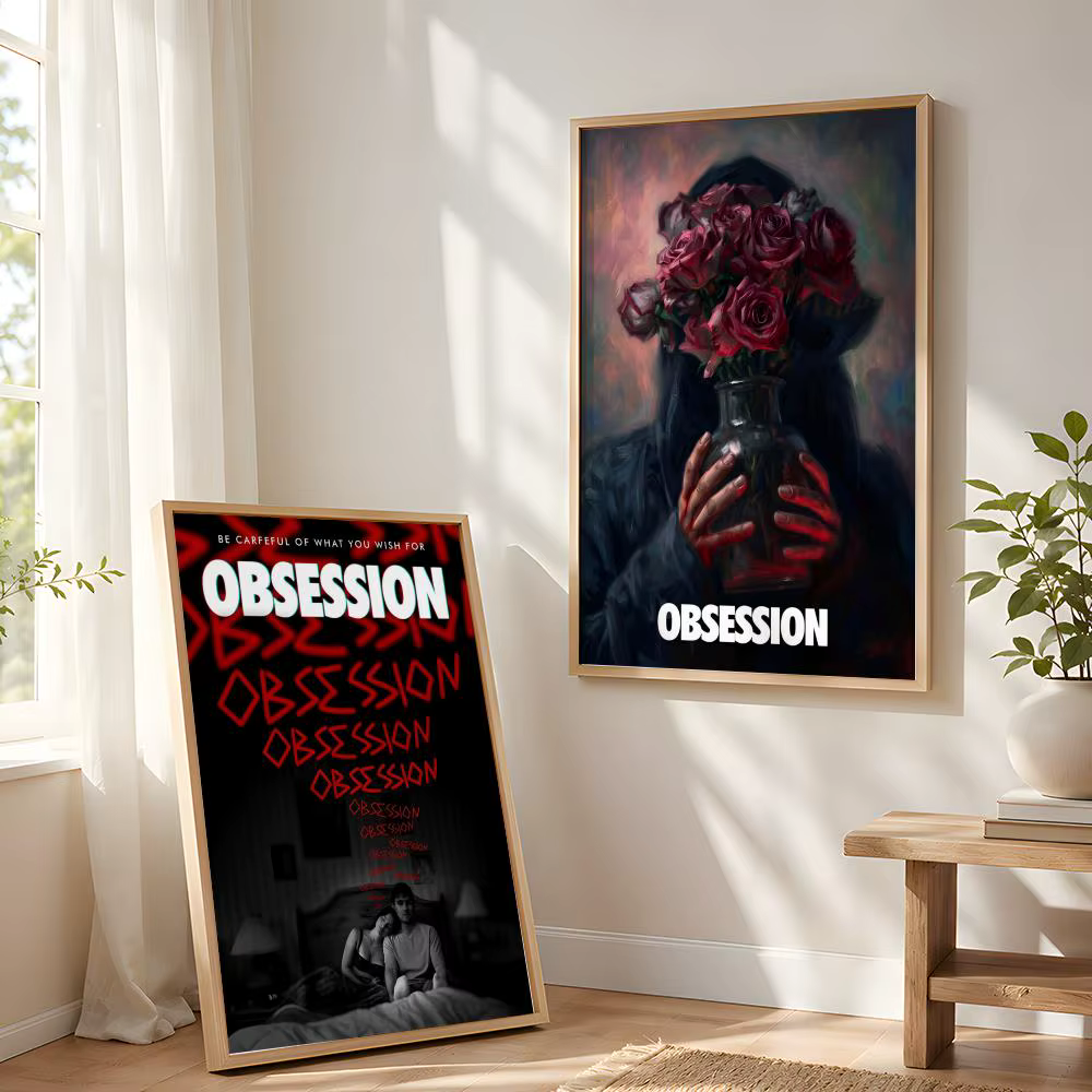 Affiche sur toile de film O-Obsession, peinture et calligraphie, décoration murale HD pour chambre à coucher, salon, décoration intérieure, cadeau