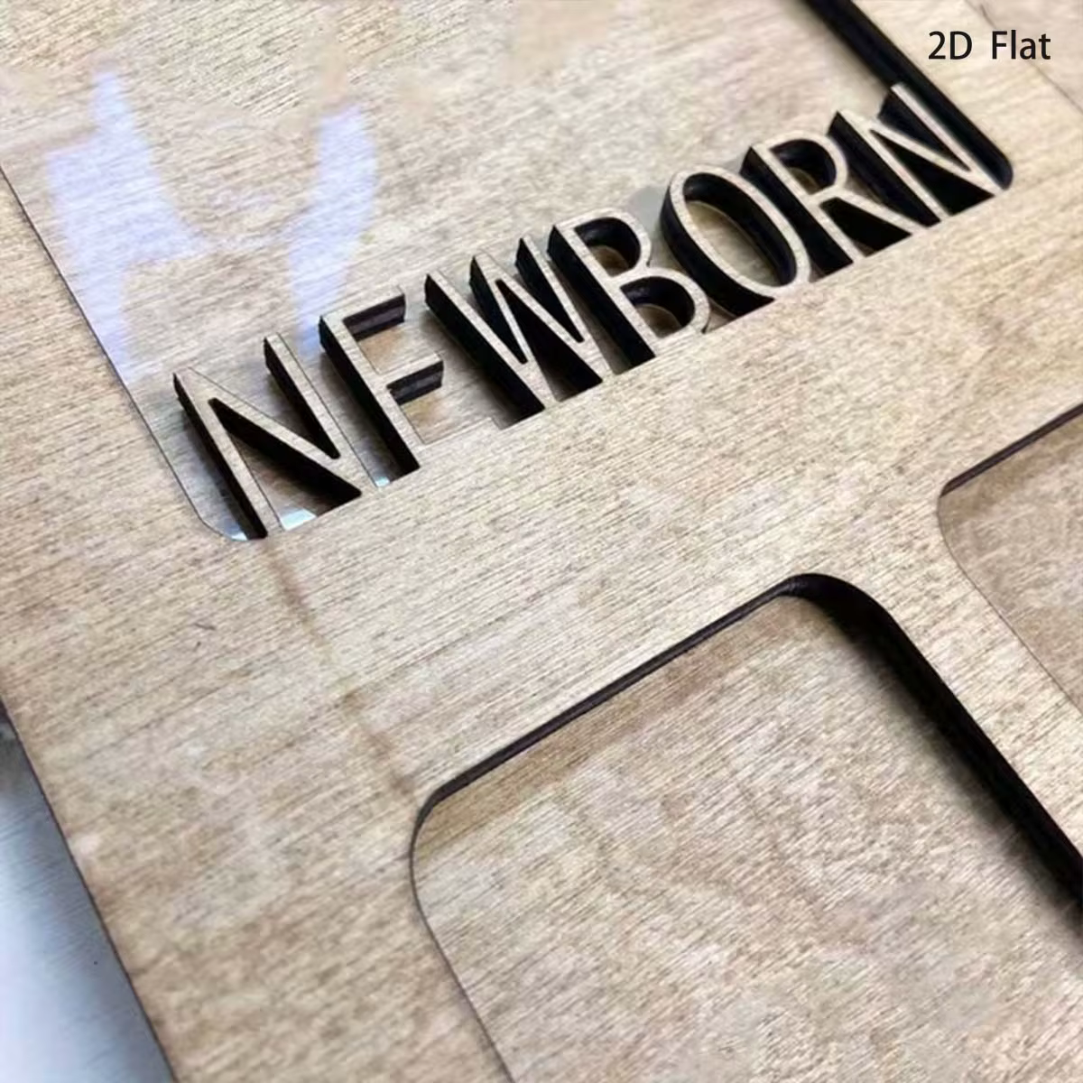 Cadre photo personnalisé en bois, plaque décorative pour fête, maison, école, accessoires photo, à peindre soi-même, cadeau d'anniversaire ou de remise de diplôme