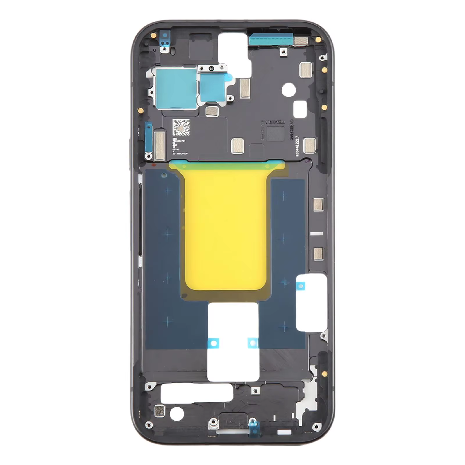 Cadre intermédiaire en aluminium pour Google Pixel 9a 6.3'', GXQ96 / GTF7P / G3Y12 9A – Pièce de rechange pour réparation de la lunette du téléphone